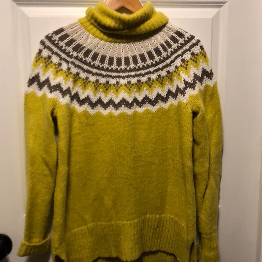 Chartreuse sweater